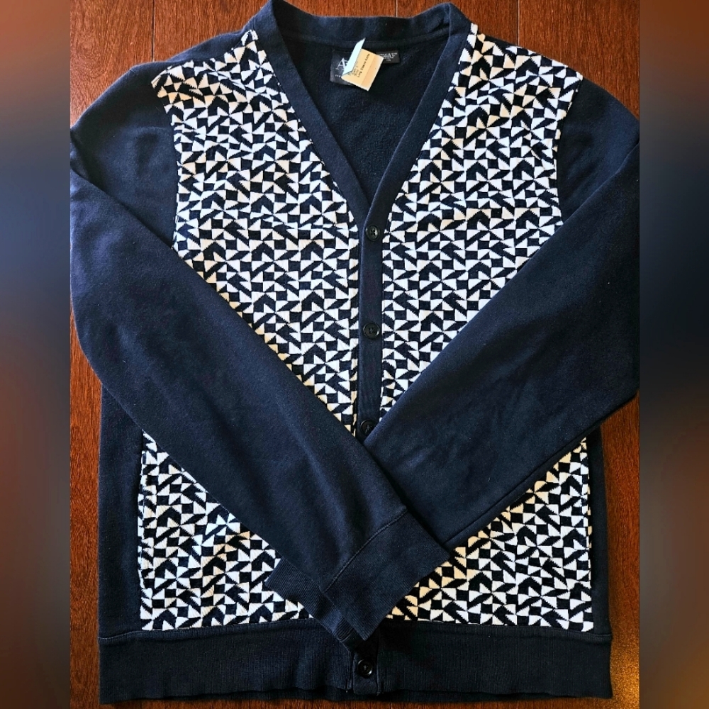 Armani Exchange Mosaic Print Cardigan